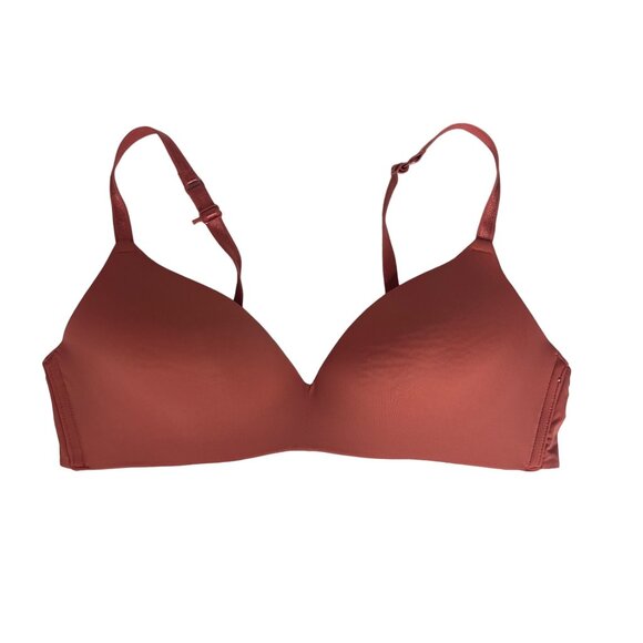 Push-Up T-Shirt Bra Adjustable Straps Coral Padded Size 34B Women’s Intimates Sm - Picture 1 of 7